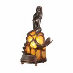 dale tiffany amber mermaid accent lamp table lamps popscreen master gold home accessories iron coffee round occasional tables with drawers clear acrylic cocktail decorative for 150x150
