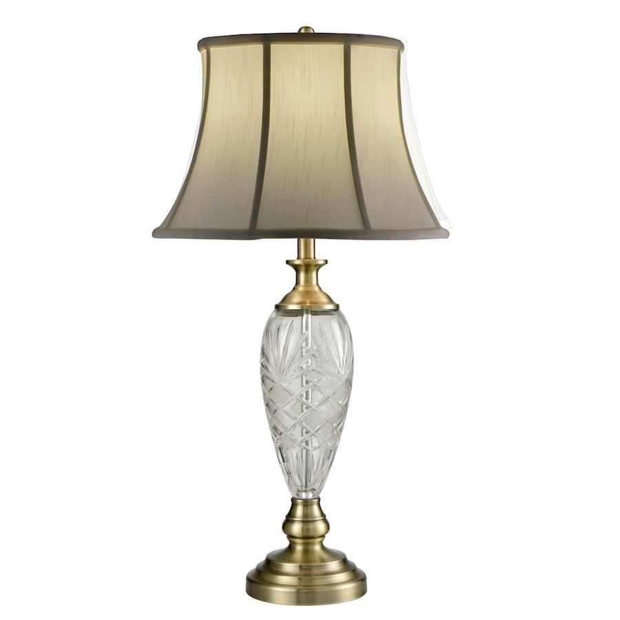 dale tiffany brewars lead crystal table lamp antique brass accent lamps handmade runner brown wicker patio furniture ethan allen oval coffee target windsor chair sheesham and