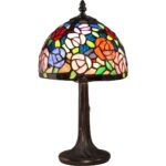 dale tiffany carnation mini accent lamp table lamps home foyer cabinet valance curtains small entryway dark brown hampton bay outdoor dining set pottery barn wood desk white 150x150