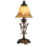 dale tiffany leaf vine hand painted antique golden sand table lamps accent mini lamp console plastic garden furniture small farmhouse bar wrought iron frame nautical ture frames 150x150
