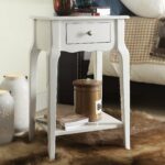 daniella drawer wood storage accent end table inspire bold tables with drawers free shipping today vintage retro furniture mirrored sofa silver couch black and gold coffee 150x150