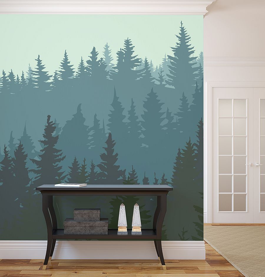 dare different unforgettable accent walls wall murals forest winter black table project mural kohls wedding registry target beds ethan allen oval coffee king bedding sets diy