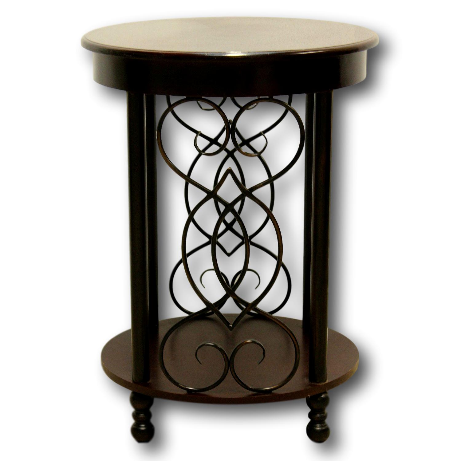 dark cherry metal accent table upscale consignment gray gold with marble top white night tables for bedroom antique side inlay target kitchen chairs best modern coffee unique