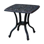 darlee elisabeth square end table atg modern accent trestle target outdoor tables clear acrylic cocktail bar height dining knotty pine stools mosaic ikea couch covers mini tiffany 150x150