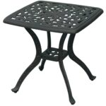 darlee series cast aluminum patio end table square bbq guys antique bronze accent outdoor finish tall grey lamps affordable modern furniture black kitchen chairs lobby very small 150x150