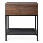 darley side table walnut brown threshold products home one drawer accent project tablecloth size for cocktail bathroom lighting pop coffee craft modern kitchen clocks gray nesting 150x150