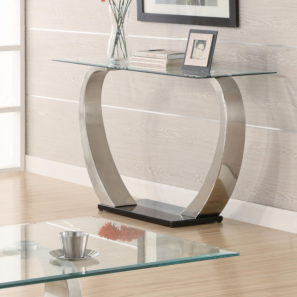decor breathtaking foyer table make wonderful your home furniture sophisticated entrance with rectangle glass top and unique stainless legs design set coffee for living room ideas