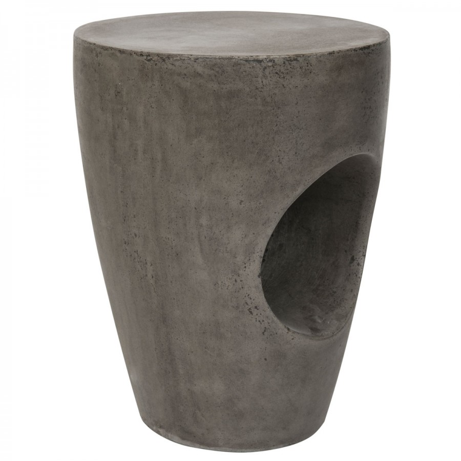 decor market safavieh aishi concrete accent table tables outdoor side modern dining room furniture terrace amish made colorful coffee hourglass hobby lobby battery powered desk