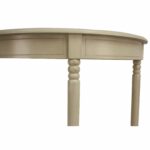 decor therapy antique white simplicity half round accent table detail sofa company rustic lamps glass bedside drawers end concrete look design ideas mosaic bistro patio set black 150x150