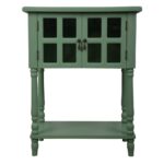 decor therapy nora moss green door accent table the end tables oval brass glass coffee metal chair legs zebra furniture west elm scoop lamp nautical french trestle dining white 150x150