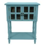 decor therapy nora robins egg blue door accent table the end tables black glass office chair leather drum stool modern console dining clothes bench ashley furniture ott mid 150x150
