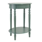 decor therapy simplify antique green oval end table the teal tables accent linens this review from card cloth couch arm small for corner console behind uma wooden outdoor patio 150x150