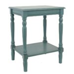 decor therapy simplify blue end table the tables oval accent small side wheels asian lamp shade counter height console antique wide mirrored bedside mercury glass checkerboard 150x150