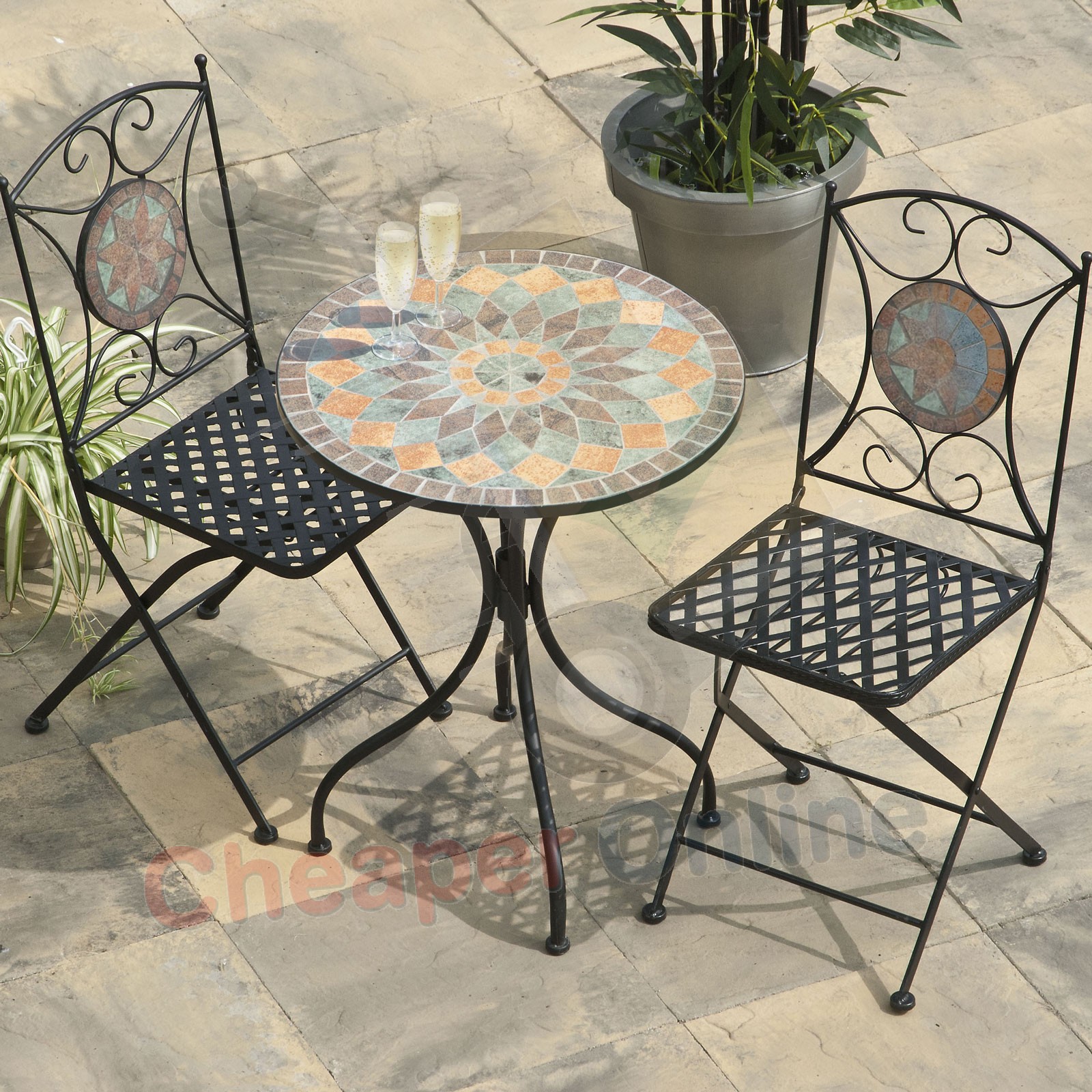 decorating mosaictable bistro set mosaic tile outdoor side table how small metal accent lewis wood espresso console garden sprayer ethan allen night tables support marble effect