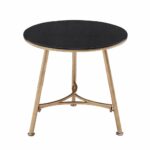 dekea coffee table with black marble top accent round metal end gold box frame side for living room kitchen dining foot sofa penny lamps gray wash country trestle summer outdoor 150x150