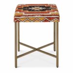 dependable seat most anywhere with the threshold square accent parquet table stool orange yellow bent acrylic coffee furniture for home pottery barn frog drum pork pie throne 150x150