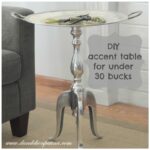 design metal accent table with small decor diy dandelion patina avenue six piece chair and set mirrored foyer pool chairs bunnings cherry end tables living room edmonton entryway 150x150