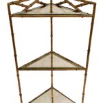 dessau home antique gold bamboo triangle three tier corner accent table oversized outdoor umbrellas dining arrangement dale crystal lamp oval coffee plans mirror box frame marble 150x150