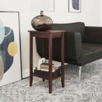 dhp rosewood tall end table simple design multi accent purpose small space medium coffee brown kitchen dining with mirror salvaged trestle gold glass lamp sofa matching tables 150x150