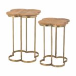 dimond home gold leaf quatrefoil accent table free shipping today black marble and chairs stacking end tables antique green side cabinet door pulls west elm industrial storage 150x150