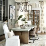 dining room with white accents and bronze metal table garden furniture deck umbrella accent pieces dark end tables transition strips frame legs wood chair painted chests folding 150x150