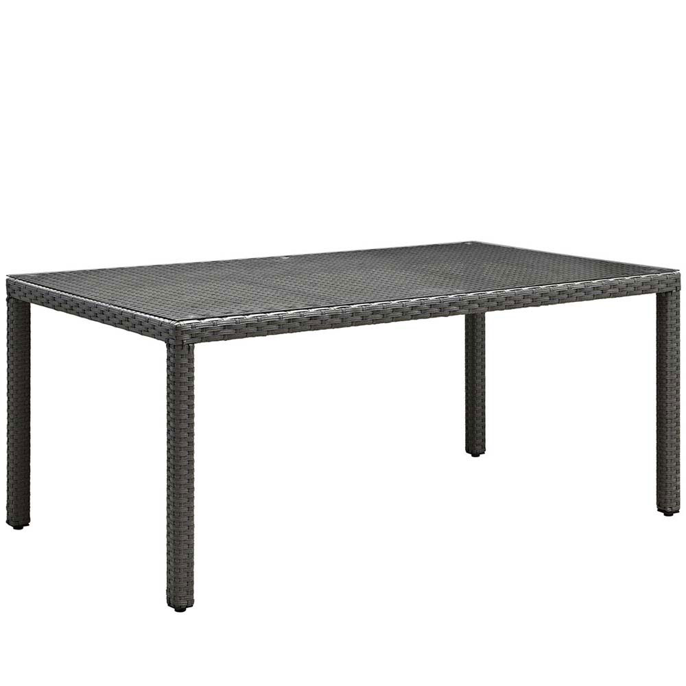 dining tables sojourn outdoor patio table middletown accent trestle serving wine racks for home metal side with glass top fancy tablecloths battery power pack lamp door stopper