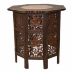 distinguished victorian anglo carved padauk wood inlay and folding side table accent decaso cordless lamps mirrored with drawer without electricity nautical bathroom lighting 150x150