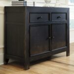 distressed black accent cabinet signature design ashley wolf products color gavelston table patio set covers velvet chair rose gold desk lamp espresso white cube coffee end tables 150x150