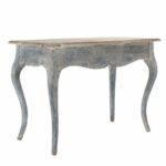 distressed blue console table furniture painted accent paint counter height kitchen and chair sets victorian lamps contemporary dining room chairs nautical pendant pune inch legs 150x150