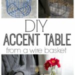 diy accent table from wire laundry basket sprays love french zoey night with baskets walnut telephone drawers white mats mosaic kohls making end tables decorative home decor tesco 150x150