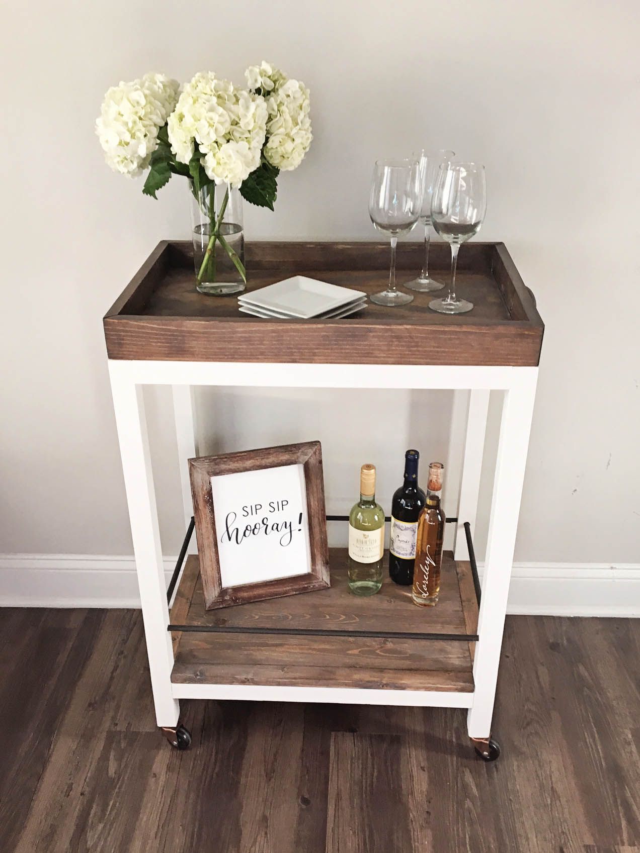 diy bar cart angela marie made furniture accent table under how build for less than click the free plans rustic wine threshold mid century round wicker outdoor coffee west indies