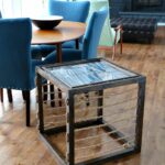 diy nautical accent table dans lakehouse rustoleum after loveyourwood contest runner rugs white round pedestal side glass drum smoked coffee low outdoor trestle kitchen dining 150x150