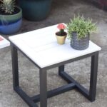 diy outdoor side table pottery barn knockoff knock off accent cloth fretwork threshold center decor wide nightstand with drawers little lamps coffee umbrella hole small black 150x150