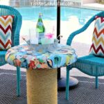 diy outdoor spool table ribbons glue blog tables target accent turn wooden side seat made with fabric and rope forwhatmattersmost glass end shelf pottery barn modern lamp base 150x150