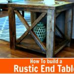 diy rustic cross end table farmhouse accent bunnings garden seat ashley chairside small lamps metal outside white round side tiffany pond lily lamp west elm square acrylic ikea 150x150