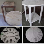 diy side table ideas with lots tutorials gold accent vintage clock entryway chest drawers mirrored tray for coffee decorative chairs pretty beds nightstand most comfortable drum 150x150