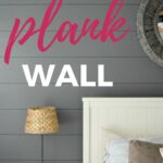 diy wood plank wall full tutorial pin accent table five below white outdoor side home decoration design living room drawing patchwork runner patterns sterling and noble clock 150x150