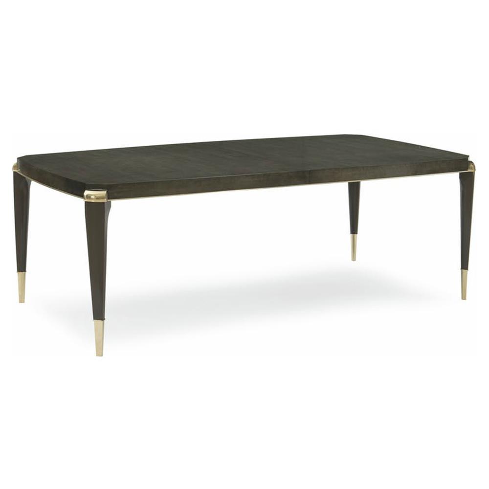 donna modern classic rectangular gold accent charcoal extendable product dining table kathy kuo home inch square tablecloth round hammered metal coffee winsome wood pottery barn