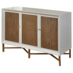 door credenza with woven cane doors white stylecraft minsmere accent table small rustic round end diy wood umbrella for outside timber side iron frames black cube solid farmhouse 150x150