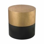 draper round wood side table black gold drum end glass display best paint for furniture tall couch reclaimed coffee small mosaic accent tables high top and chairs thomasville 150x150