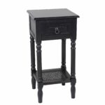 drawer accent table black free shipping today with inch square vinyl tablecloth keter cool bar drink storage and antique half moon wine bottle cooler for oval dining coffee base 150x150