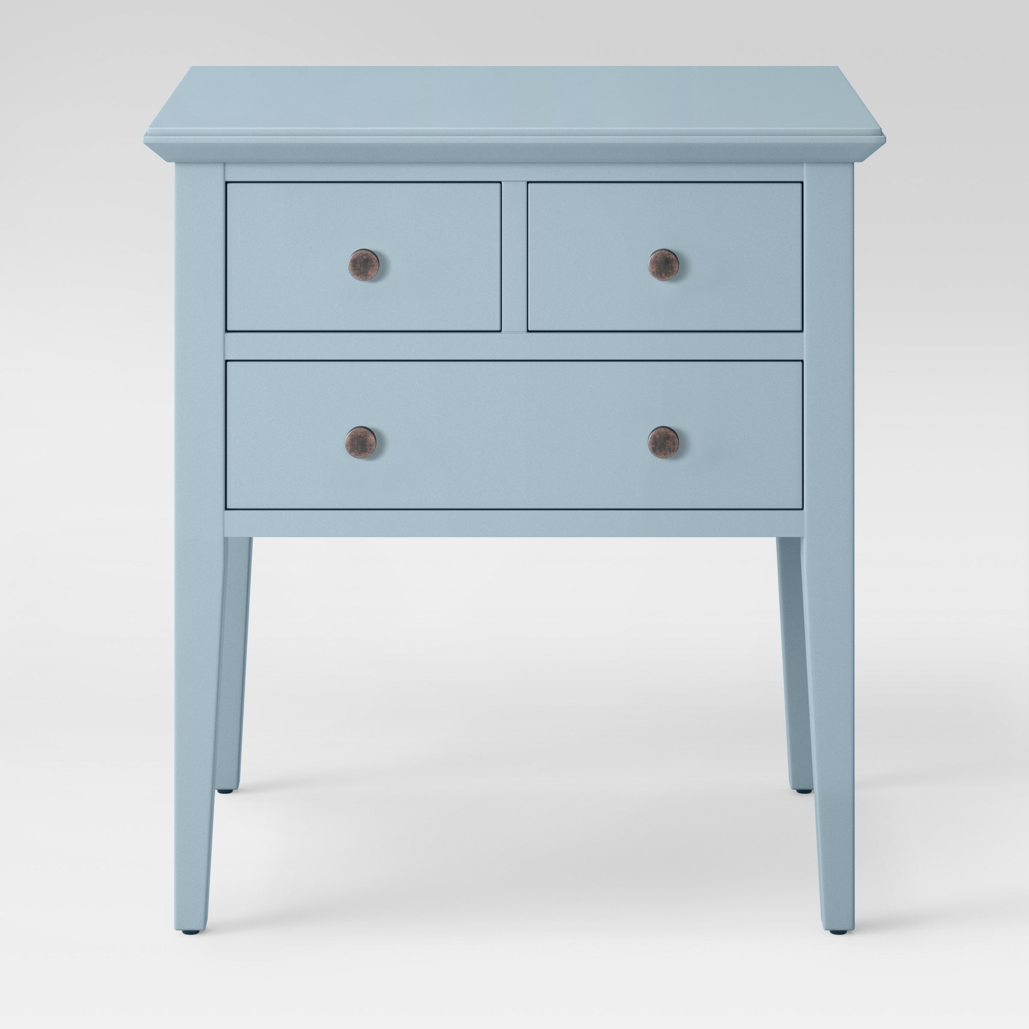 drawer end table acoustic aqua blue threshold timmy nightstand accent black coastal inspired chandeliers west elm mattress side dimensions mosaic raw wood furniture marble dining