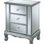 drawer mirrored accent table nightstand chest dresser storage tables and chests mirror decor sil under office cabinets hampton bay patio furniture nautical sconces indoor post 150x150