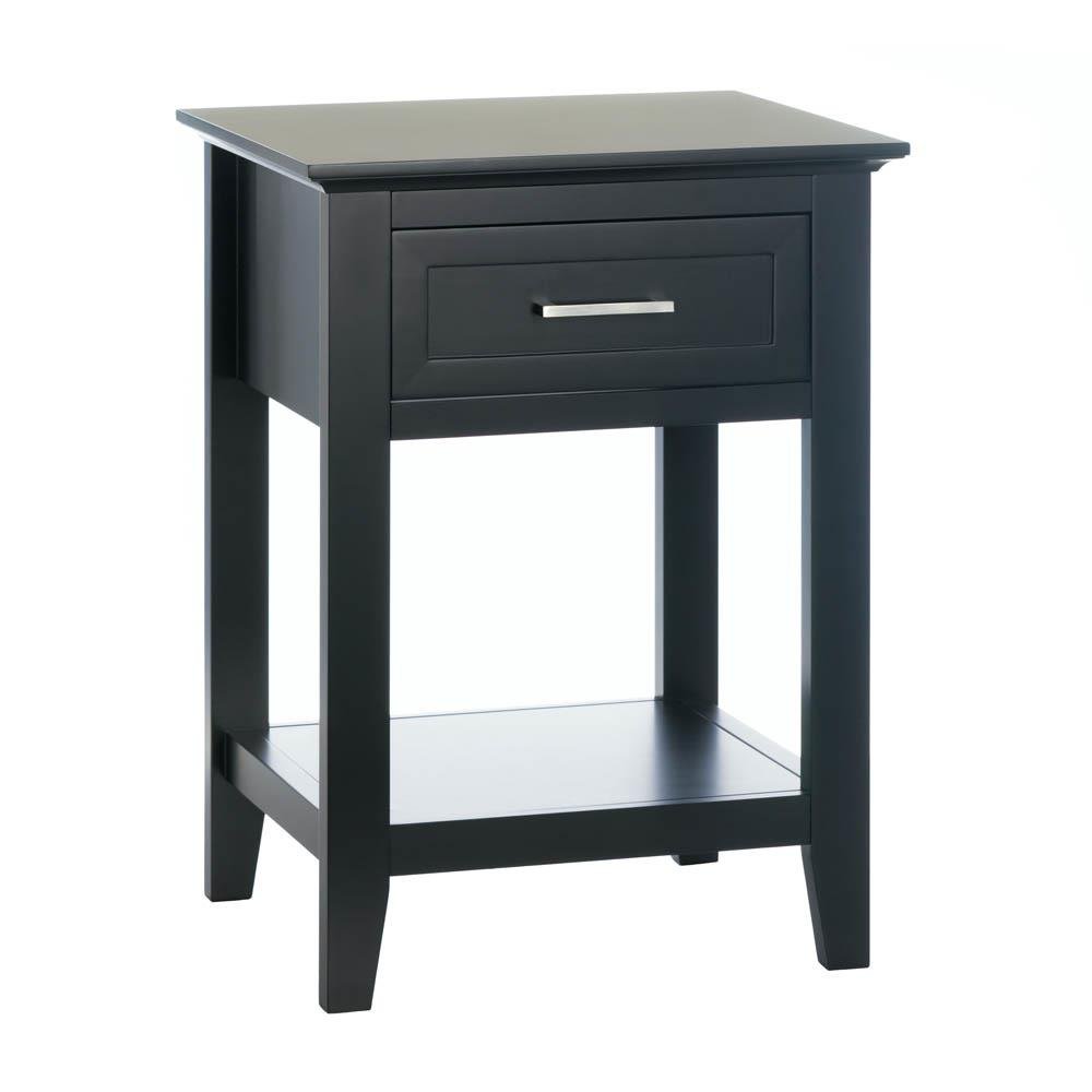 drawer side table modern wood black sofa decor with outdoor storage tables drawers display shelf cream end ikea cabinet west elm ott clearance dining chairs sedona furniture
