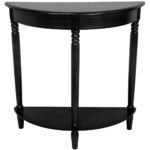 dressing table desk probably outrageous cool old wood nightstand silver accent tables living room furniture the black console blk mirrored circle half round end contemporary 150x150