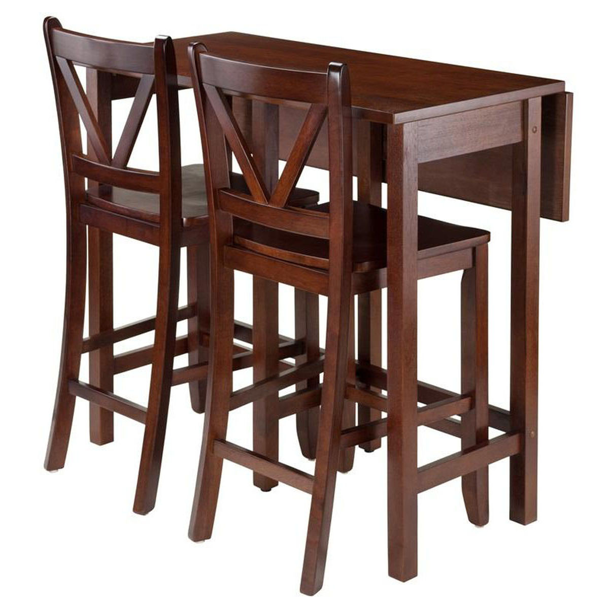 drop leaf dining table set bizchair winsome wood wwt accent walnut our lynnwood with and counter stools pottery barn rattan coffee wicker side indoor wooden room chairs battery
