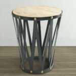 drum accent table threshold metal target cylinder side storage granby cute end tables tall skinny console affordable marble coffee cube pottery barn glass rose gold home decor 150x150