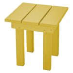 durawood square adirondack side table pawleys island hammocks small yellow outdoor accent clearance and chairs industrial look bedside tables diy patio umbrella stand white 150x150