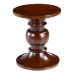 eames walnut stool style designdistrict signy drum accent table with marble top glass end tables target chrome nautical lights round removable legs antique rectangular high 150x150