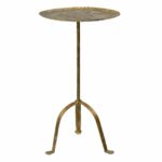 east main hooper gold round aluminum accent table free mains console shipping today red bedroom lamps west elm lamp coffee unique bedside tables modern glass designs blue pottery 150x150